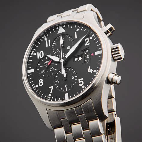 iwc fliegeruhr chronograph price|iwc pilot watch for sale.